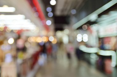 Bulanıklık ışık ve gölge iş alışveriş merkezi iç arka planı için