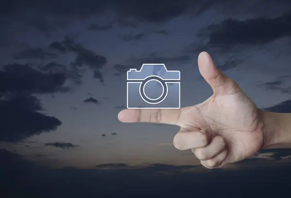 Conceito de serviço de câmera de negócios — Fotografia de Stock