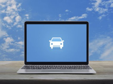 İş hizmet taksi araba online kavramı