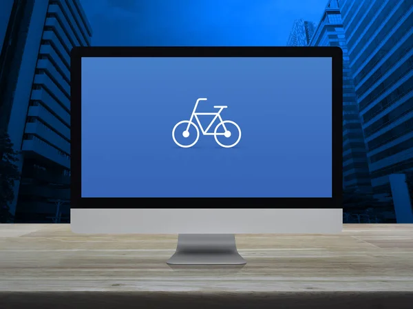 Business bicycle shop online concept — Stock Photo, Image