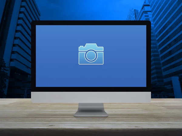 カメラ サービス ショップ オンラインの概念はビジネス — ストック写真