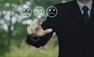İş müşteri hizmeti değerlendirme ve geribildirim beğeni kavramı