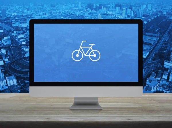 Business bicycle shop online concept — Stock Photo, Image