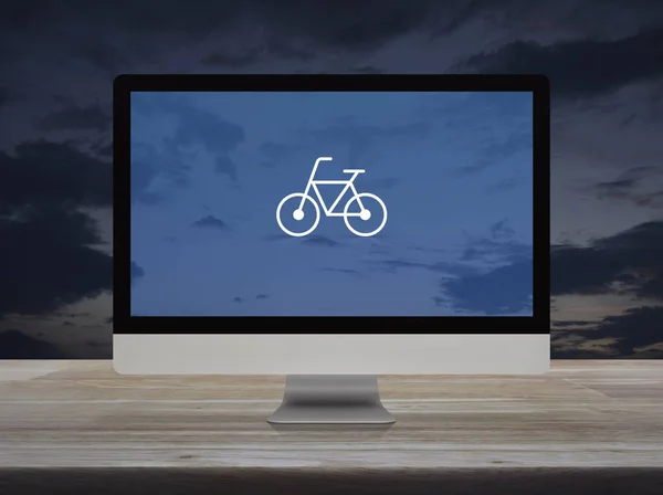 Business bicycle shop online concept — Stock Photo, Image