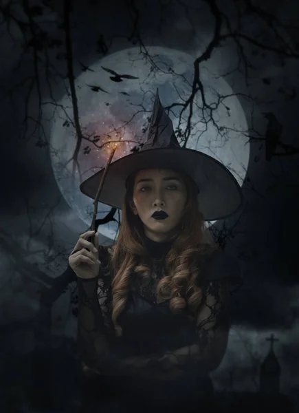 Halloween concepto de misterio — Foto de Stock