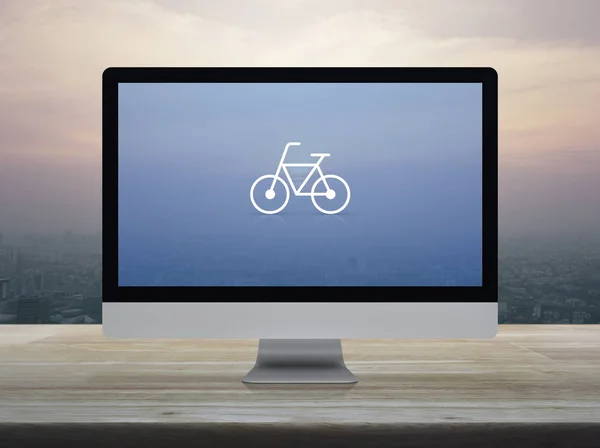 Business bicycle shop online concept — Stock Photo, Image