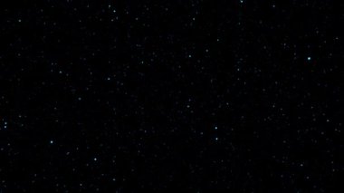 Uzayda patlayan parlak yıldızların hareketi