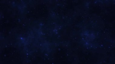 Uzayda uçan parlak yıldızların hareketi, Soyut galaksi arka planı