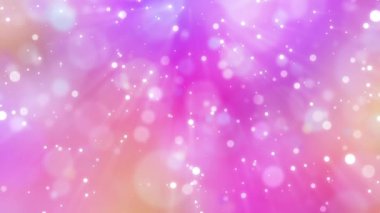 Pembe, Noel ve Happy New Year arka plan üzerinde güzel parlak daire bokeh ve ışık ışını Hareketi