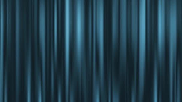 Motion Theatre Blue Curtain Background — Stock Video