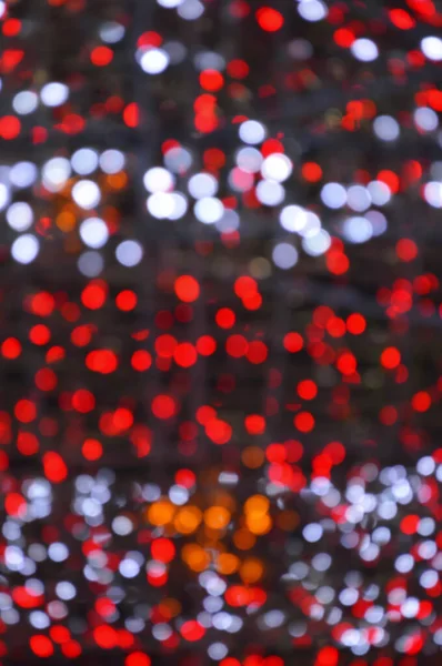 Renkli Güzel Bokeh Parıltılı Işığın Soyut Bulanıklığı Noel Yeni Yıl — Stok fotoğraf