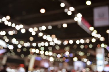 Renkli alışveriş merkezinin soyut bulanıklığı, güzel Bokeh iç aydınlatma arka planı