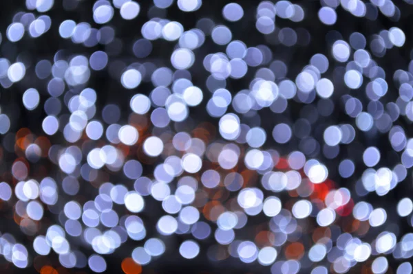 Renkli Güzel Bokeh Parıltılı Işığın Soyut Bulanıklığı Noel Yeni Yıl — Stok fotoğraf