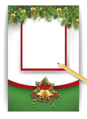 merry christmas ve yeni yıl metniniz için yer ile kart hediye