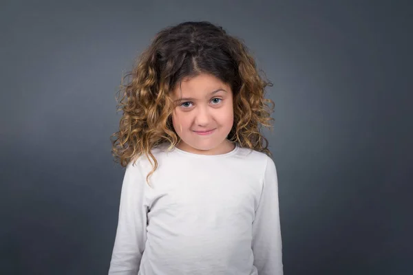 Studio Shot Cute Girl Posing — Stock Photo, Image