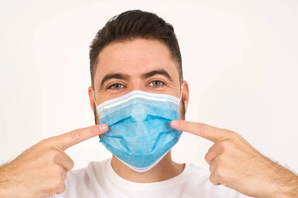 Concepto Tener Dientes Blancos Rectos Fuertes Sanos Retrato Cerca Del —  Fotos de Stock