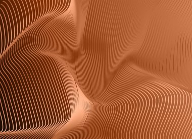 Geçmişi. Dalgalı kahverengi doku. Soyutlama.