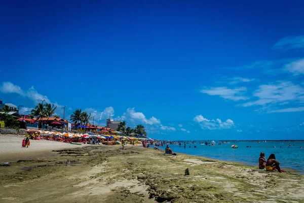 Praias Brasil Praia Frances Marechal Deodoro Estado Alagoas — Fotografia de Stock