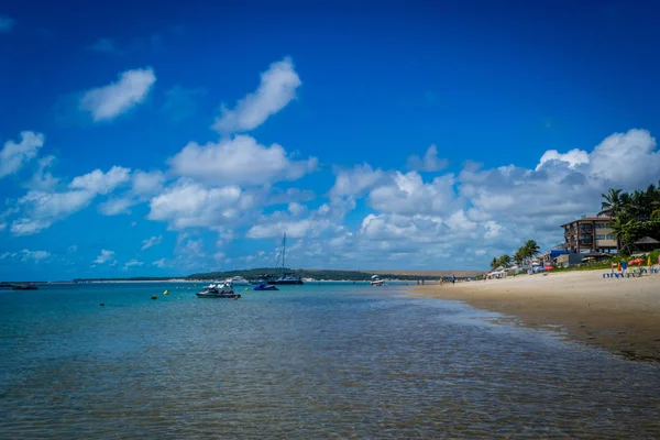 Παραλίες Της Βραζιλίας Praia Κάνει Frances Marechal Deodoro Κράτος Alagoas — Φωτογραφία Αρχείου