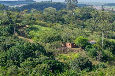 Pernambuco eyaletinin iç kesimlerinden, Brezilya 'nın kuzeydoğusundan, Paudalho şehrine yakın manzaralar.
