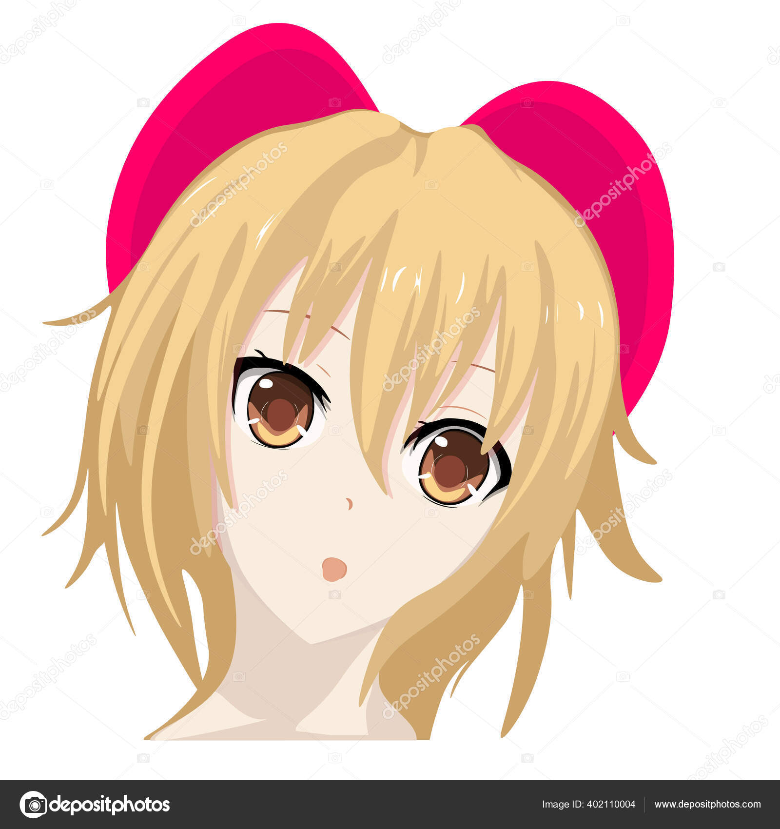 Hair Anime Outline PNG Transparent Images Free Download, Vector Files