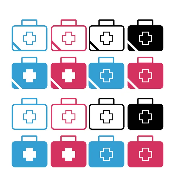 Set Medical Icons Vector Web Design Mobile — Stock Vector