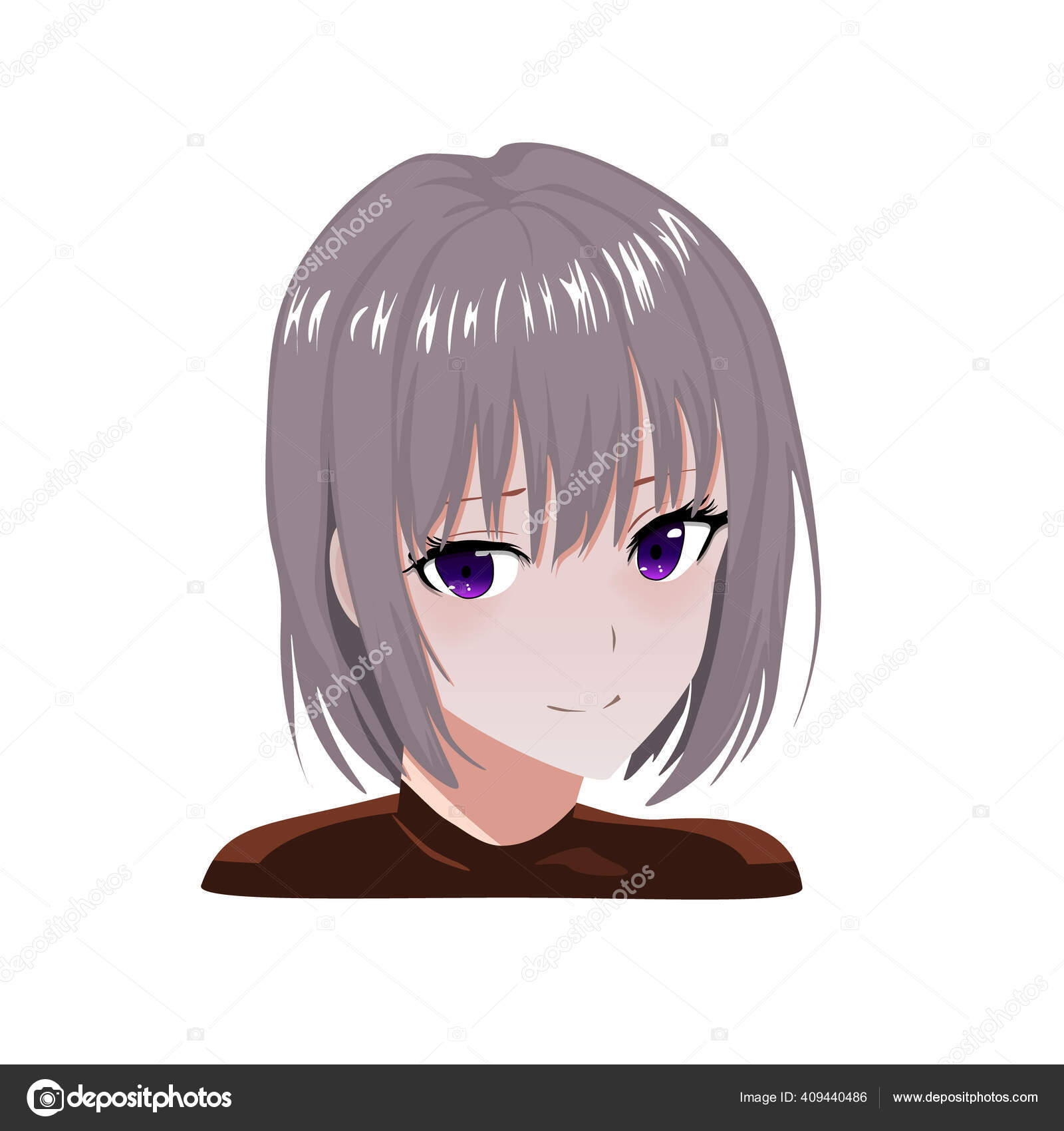 Rem garota anime icon perfil em 2023