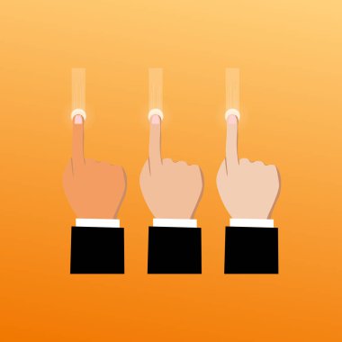 Parmağını ekran üzerinde gezdir