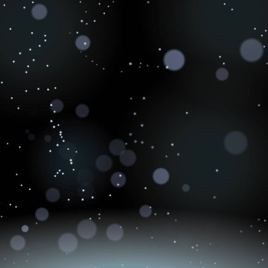 Kabarcıklar, daireler ve bokeh ile soyut arkaplan