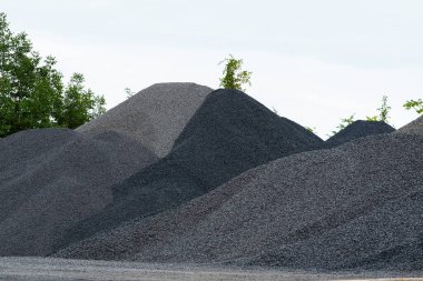 Kırık taşlar, ezilmiş taş arka plan çakılları.