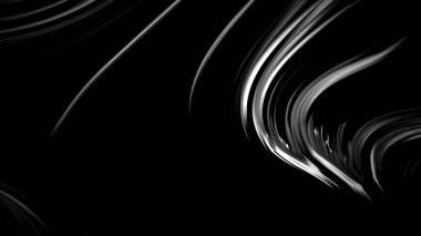 Dalgaların lüksüne sahip soyut beyaz arka plan. 3d illüstrasyon, 3d canlandırma.