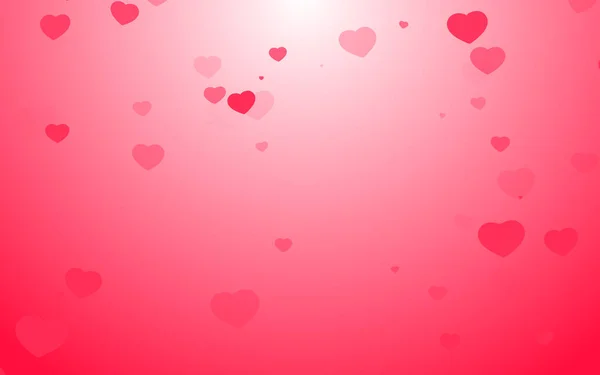 День Святого Валентина Розовые Сердца Розовом Фоне — стоковое фото