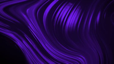 Dalgaların lüksüne sahip soyut mor arkaplan. 3d illüstrasyon, 3d canlandırma.
