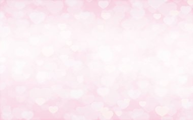 Sevgililer Günü pembe arka planda pembe kalpler.