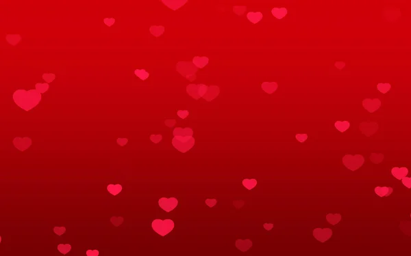 Dia Dos Namorados Corações Vermelhos Fundo Vermelho — Fotografia de Stock