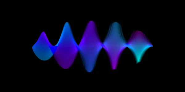 Sound Wave Colorful Abstract Background Geometric Gradient Colorful Background — Stock Photo, Image