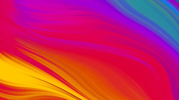 Abstract Pink Yellow Red Gradient Wave Background Neon Light Curved — Stock Photo, Image