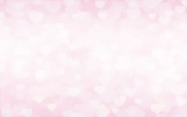 Valentijnsdag Roze Harten Roze Achtergrond — Stockfoto
