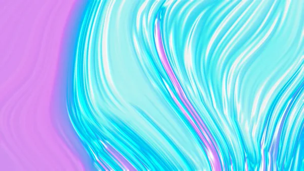 Абстрактный Розово Голубой Геометрический Фактурный Фон Изогнутые Линии Форма Современным — стоковое фото