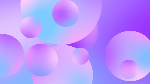 摘要紫色球体几何梯度背景 用于平面设计 3D渲染说明 — 图库照片