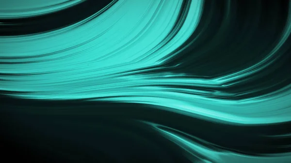抽象的翡翠绿色背景 波浪般的奢华 3D说明 3D渲染 — 图库照片