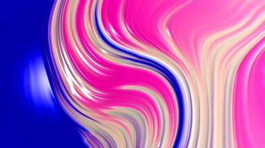 Soyut pembe mavi ve mor geometrik doku arkaplanı. Modern grafik tasarımlı kıvrımlı çizgiler ve şekil.