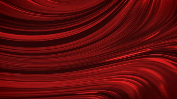 Astratto Sfondo Rosso Profondo Con Onde Lusso Illustrazione Rendering — Foto Stock