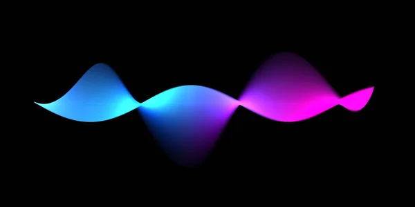 Ljud Våg Färgglada Abstrakt Bakgrund Geometrisk Lutning Färgstark Bakgrund — Stockfoto