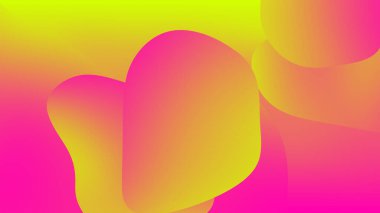 Soyut eğimli geometrik arkaplan. Akışkan şekiller ve renkli grafik tasarımı.