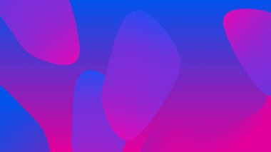 Soyut eğimli geometrik arkaplan. Akışkan şekiller ve renkli grafik tasarımı.