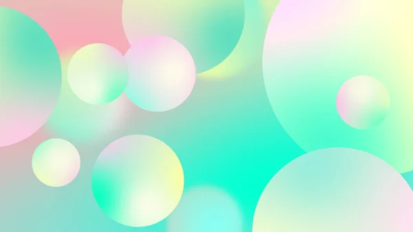 Abstracte Ballen Geometrische Gradiënt Kleur Achtergrond Voor Grafisch Ontwerp Illustratie — Stockfoto