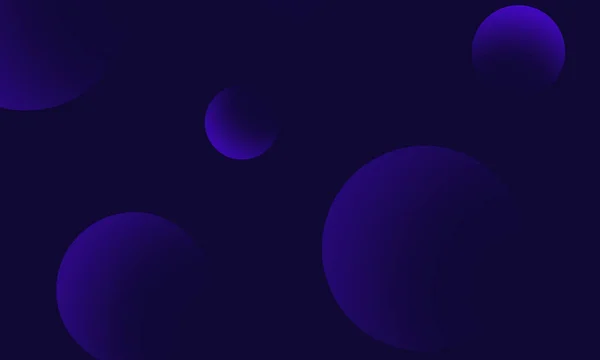 Gradiente Círculos Púrpura Sobre Fondo Abstracto Oscuro Negro Elemento Diseño — Foto de Stock