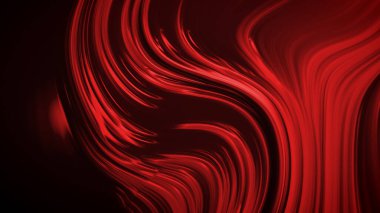 Dalgaların lüksüne sahip soyut koyu kırmızı arka plan. 3d illüstrasyon, 3d canlandırma.