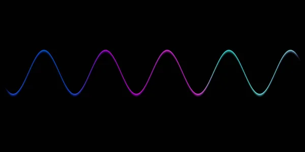 Иллюстрация Звуковых Волн — стоковое фото